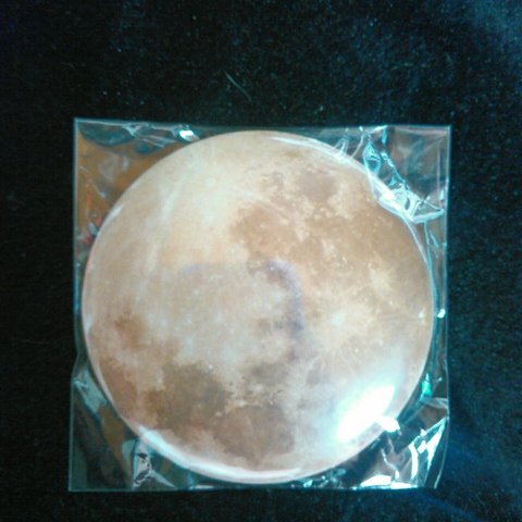満月の缶ミラー　鏡