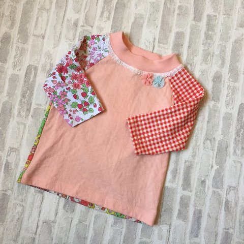 [80] Happy★Tシャツ　春色オレンジ