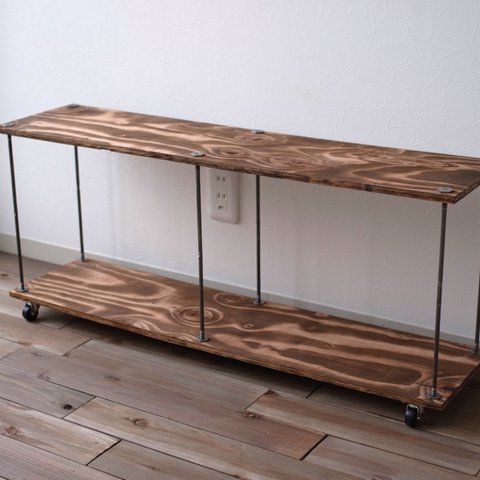 wood iron shelf 385*910*225