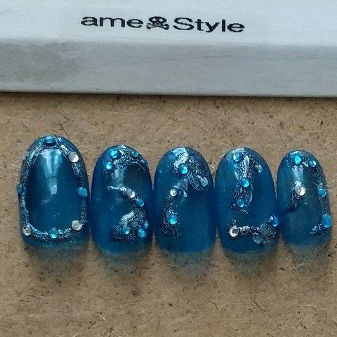 NAiL-style【nuance-Clear BLUE】