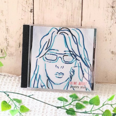 オリジナルCD　J-pop　個性的　面白い　かわいい　作詞　作曲　ボーカル　アルバム　2nd 「THINK ABOUT」poetry blue　【送料無料】