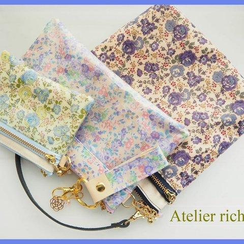 Ｉさまご予約品　LIBERTY　Tatum　18L　クリアポケットポーチ・Felicite　35L　スマホポーチほか計4点