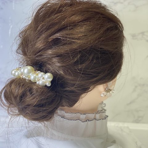 barrette de perles