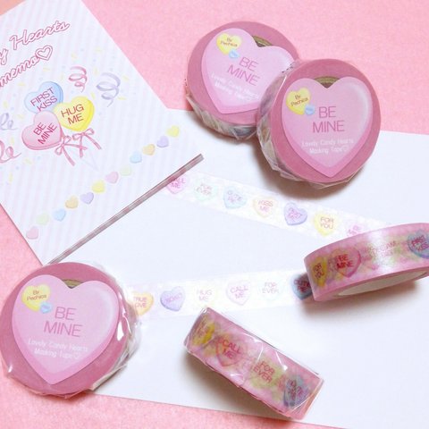 ♡Lovely candy  hearts  マスキングテープ♡