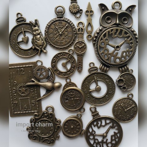 《10pcs》antique bronze【Ch-1230】