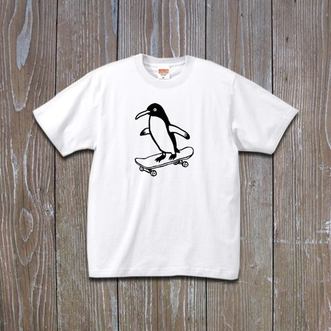 ペンギン　スケーター　  Tシャツ