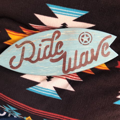 サーフボードオブジェ RIDEWAVE