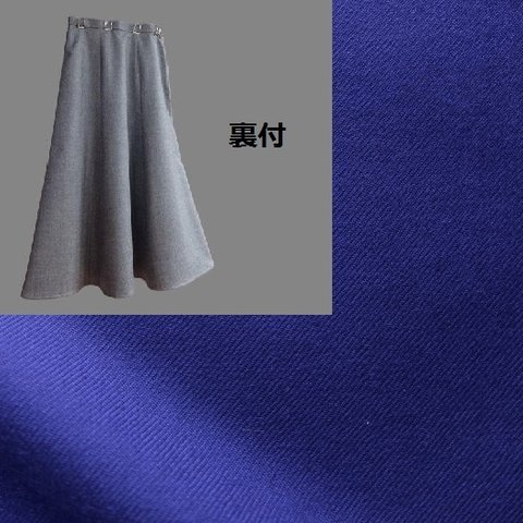 🌸～Series冬生地スカート(裏付仕様)…瑠璃紺ウール100～🌸