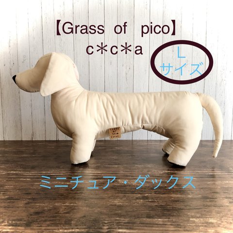 犬トルソー・マネキン    ミニチュアダックスフント　（ノーマル）  Ｌサイズ   【Grass  of  pico   c＊c＊a】