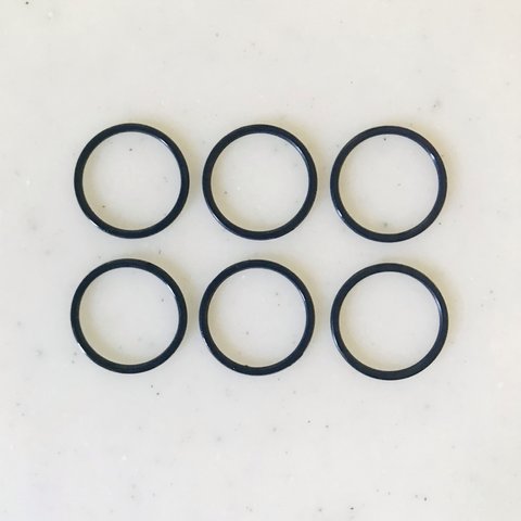 Navy Blue 22mm Ring No Hole Parts