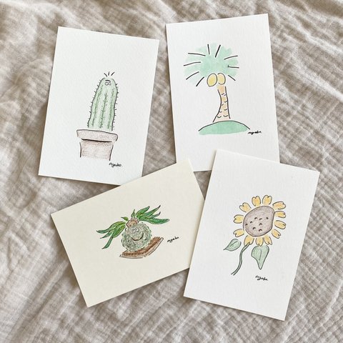 green   🌴　postcards