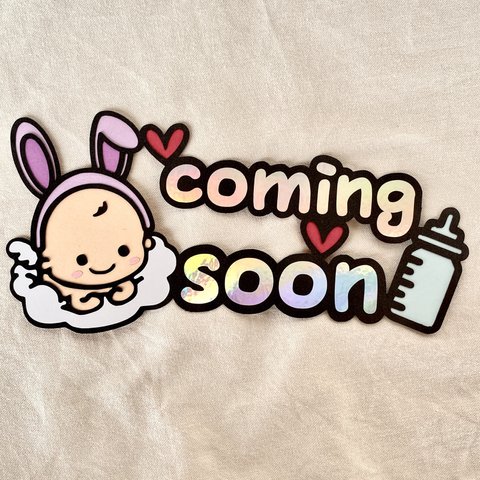 【SALE】coming soon 卯年 ケーキトッパー