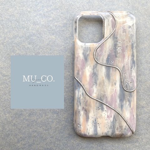  【spring】フルペイント　　MU_CO. original nuance iPhone case
