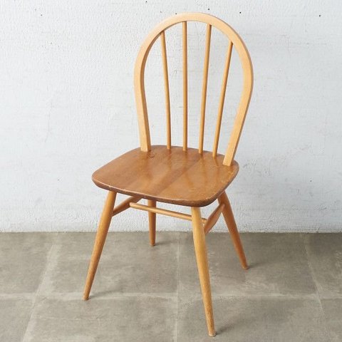 [送料無料][67320]ercol スポーク 4本 フープバックチェア アーコール 椅子 ダイニングチェア 曲木椅子 エルム材 天然木 イギリス 英国 シンプル