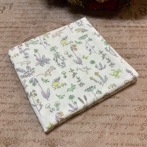 ✴︎25×25cm✴︎リバティガーゼハンカチ  セオ（パステル）