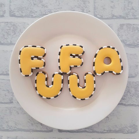 アルファベット＆数字（鉄道ver）アイシングクッキー【fufua】