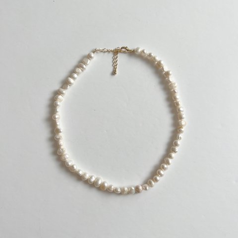 淡水真珠：pearl necklace/bracelet(MTN)