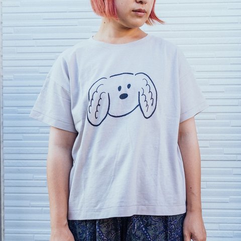 わんちゃんTシャツ〈レディースM〜Ｌサイズ相当〉