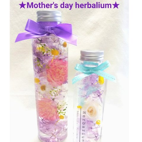 Mother's day herbalium☆ Purple2本セット