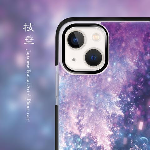 枝垂 - 和風 耐衝撃ソフトiPhoneケース【iPhone全機種対応】