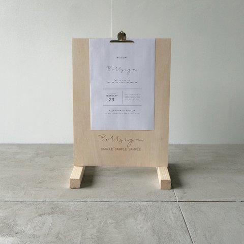 木製ウェルカムボード 店舗看板／sbs01