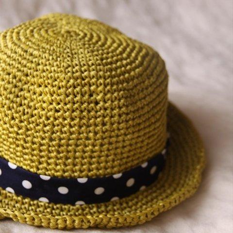 なつのコドモ帽子 for　Baby　シトラスグリ－ン