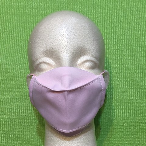 M 無地ウレタン大臣型立体マスク(ピンク)