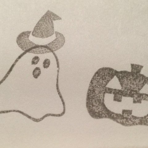 消しゴムはんこ＊ハロウィンC