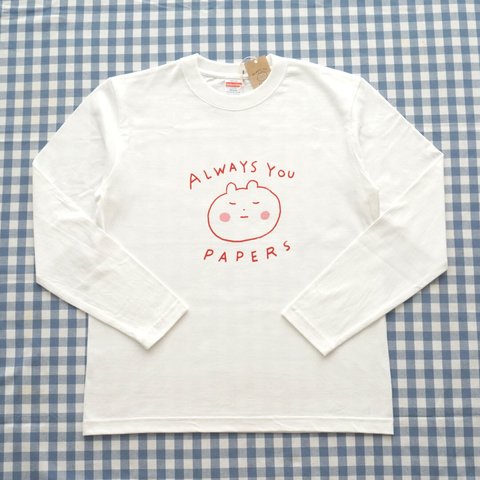 Always You Papers 長袖Tシャツ - Red