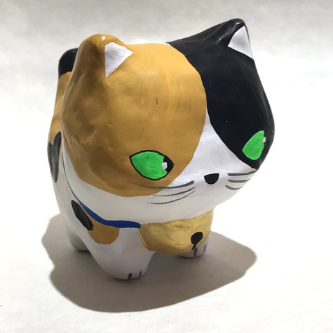 張子の子猫『猫のミケル』　☆　西新町ハリコ　PUN is a CAT　