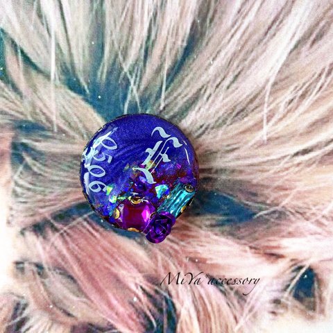 SALE꙳★*美しき女王 毒リンゴ ポニーフック ヘアゴム