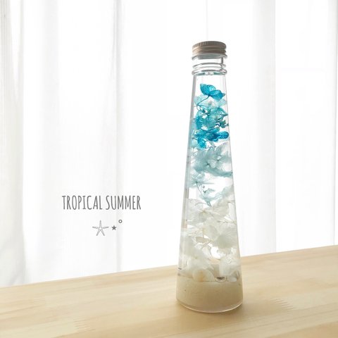 ハーバリウム ❁﻿彩華~Taper~【Tropical summer】誕生日  ギフト