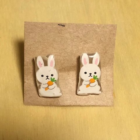 🐰うさぎピアス(白)🐰