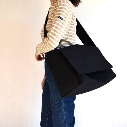 POST SHOULDER TOTE BAG(ブラック)