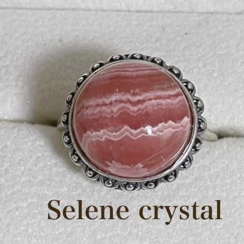 インカローズ　リング　S925シルバー　指輪　おすすめSelene crystal