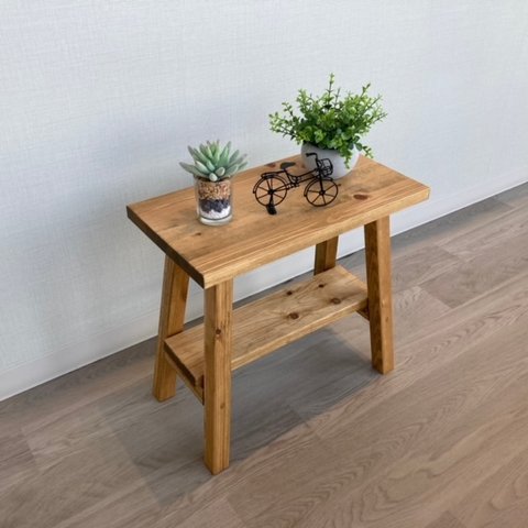 木製椅子　ハンドメイド　(送料無料）
