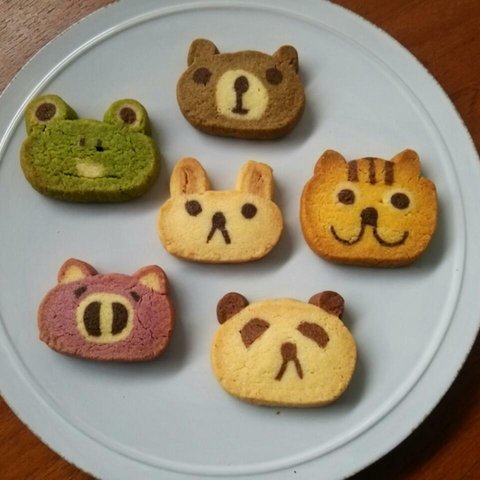 アニマルクッキー６個セット(ハロウィンギフトにも)