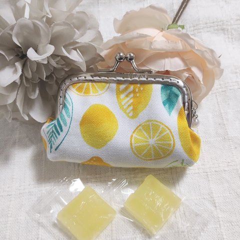 ミニミニがま口 レモン🍋 ①