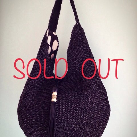 SOLD OUTワンショルダーカゴ編みワンショルダー夏バッグ