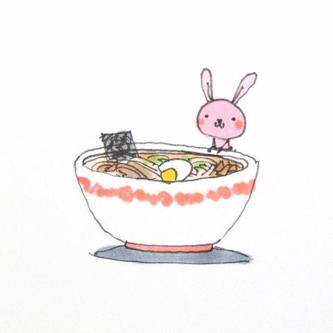 ラーメン大好き　ミニチュアアート