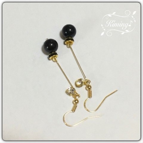 “黒の輝き”ピアス