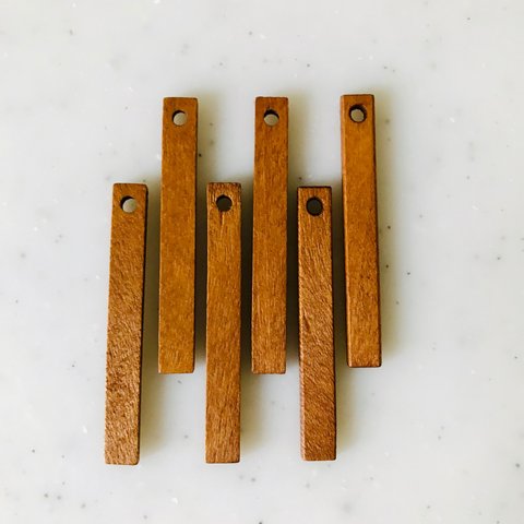 【B】Rectangle Wood Pendant Tops