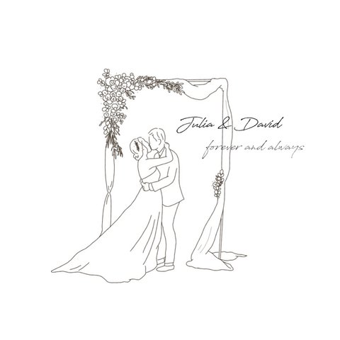 【Weddingイラストオーダーページ】