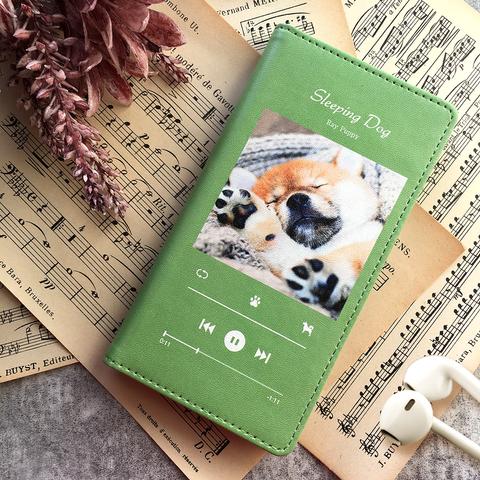 わんこ専用 ShibaPod 手帳型スマホケース（豆柴） 手帳型 スマホケース 全機種対応 柴犬 iphone13 iphone15 iphone14 SE3 第3世代