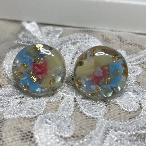 奄美大島🌴海洋プラスチック✨ピアス❣️