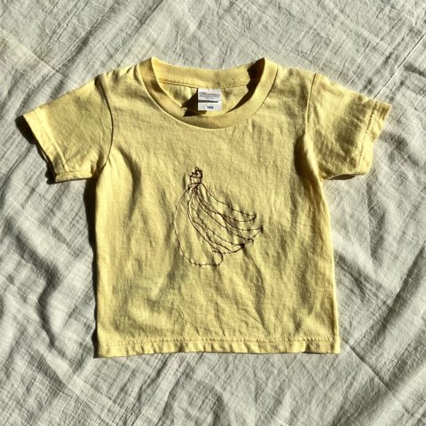刺繍 tシャツ バナナ／ 2023年限定KODOMONOE大賞デザイン