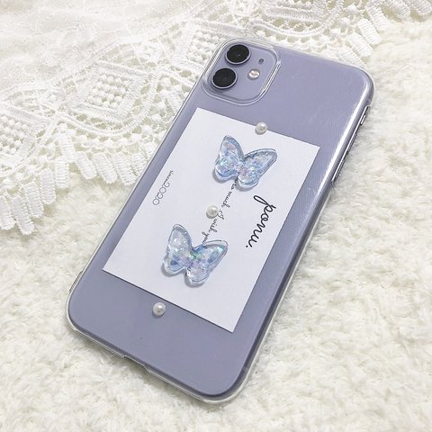 iphoneケース スマホケース 蝶々 バタフライ
