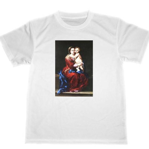 ムリーリョ　ドライ　Tシャツ　名画　絵画　アート　ムリリョ　グッズ　Madonna of the Rosary