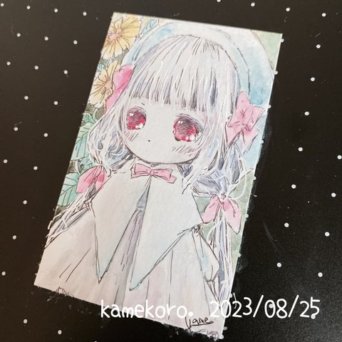 原画・(s)アメルと花