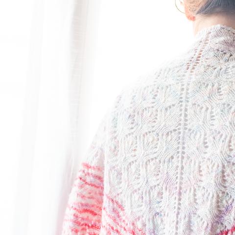 〈編み物パターン〉FLOWER SHOWER SHAWL(フラワーシャワーショール)